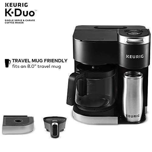 Keurig K-Duo Single Serve K-Cup Pod & Carafe Coffee Maker, Black