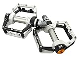Allnice® BMX MTB Mountain Bike Road Bicycle Three Bearing Shock Absorption Aluminum Pedals, 9/16