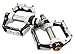 Allnice® BMX MTB Mountain Bike Road Bicycle Three Bearing Shock Absorption Aluminum Pedals, 9/16