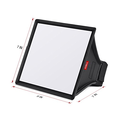 TYCKA 9 x 7" Flash Diffuser Translucent Light Softbox (Universal, Collapsible) for Nikon, Canon Sigma Sony Yongnuo