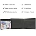 Wallets for Men - RFID Blocking Trifold Genuine Leather Wallet With 2 ID Window (Tan Black)