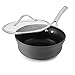 Calphalon Contemporary Hard-Anodized Aluminum Nonstick Cookware, Shallow Sauce Pan, 2 1/2-quart