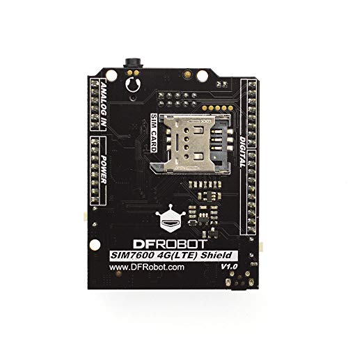 image for DFROBOT SIM7600CE-T 4G(LTE) GPS GSM Arduino Shield with Antenna for Ar
