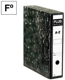 Archivador Cartón AZ Negro Jaspeado Folio: Amazon.es: Electrónica