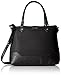 Nine West Smooth Blocking Satchel, Black/Black
