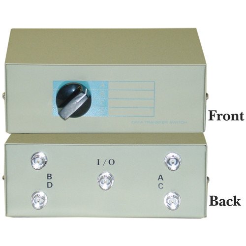 CableWholesale's ABCD 4 Way Switch Box, BNC Female