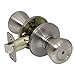 10 Pack of Pro-Grade Classic Privacy Bed Bathroom Door Knobs Handles, Satin Nickel