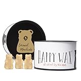 Happy Wax Caramel Macchiato, Scented Soy Wax Melts - Bear Shapes Perfect for Mixing Melts in Your Warmer! (3.6 Oz)