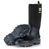 TideWe Muck Boots Men and Women, Waterproof Durable 6mm Neoprene Boot, Rain Boot Hunting Boot Arctic Outdoor Boot（Ger‖）