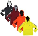 adidas Youth (8-20) Boys Game Time 3-Stripe Pullover Fleece Hoodie, Color Options