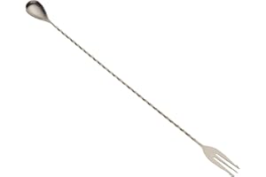 Barfly Fork Bar Spoon, End 15 3/4" (40 cm), Stainless Steel