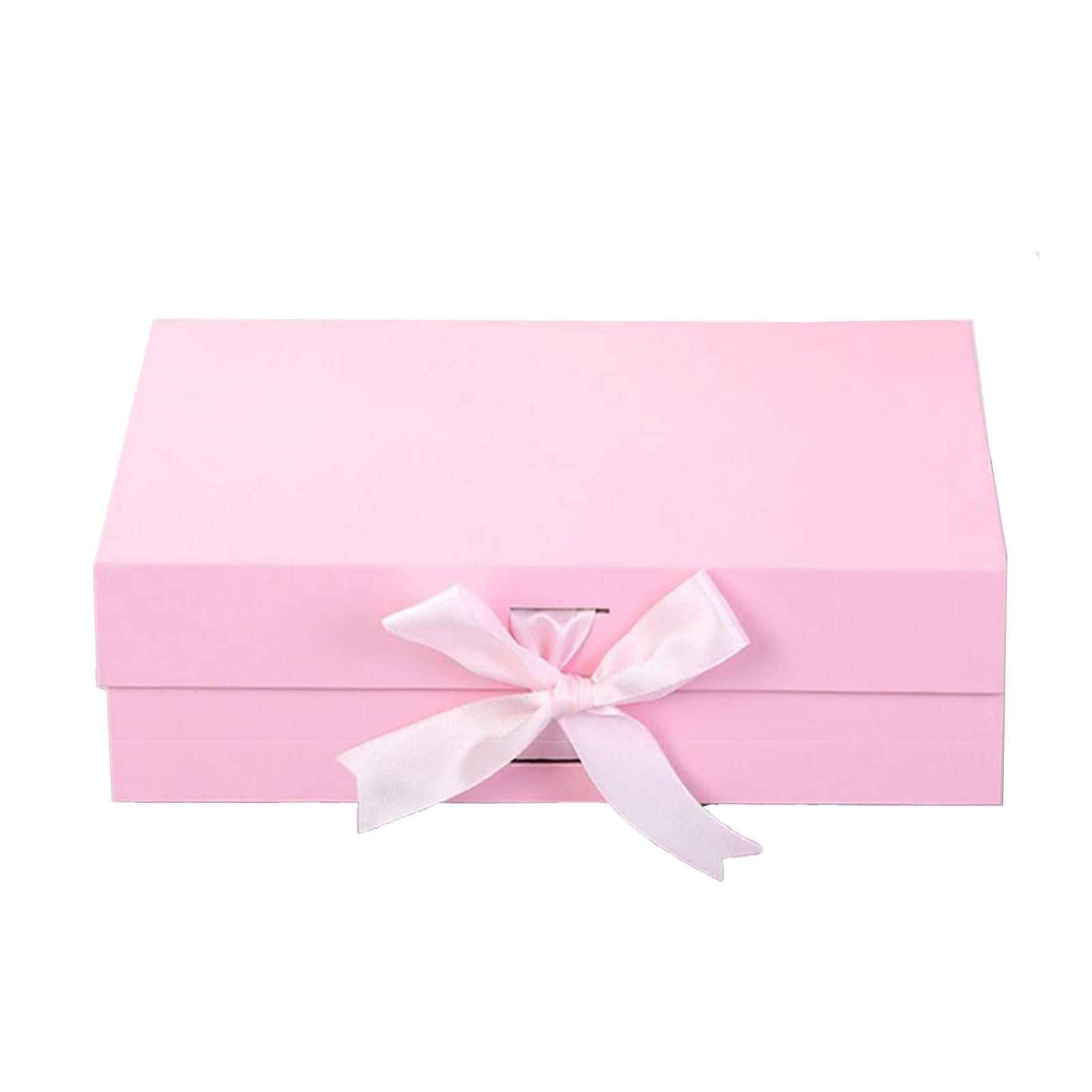 Luxury Premium Gift Box, Large Gift Boxes with Lids for Presents Foldable Gift Box, Very Suitable for Festival, Birthday, Anniversary (Pink)