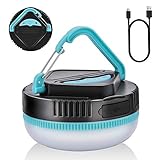 Newdora LED Camping Lantern，Rechargeable Camping Light with 2400mAh Battery, 3 Light Modes of Stepless Dimming, 300LM, Waterproof,Mini Camping Lantern for Outdoor Camping, Emergency, Hiking, Car
