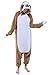 NEWCOSPLAY Family Unisex Onesies Pajamas Cosplay Sleepsuit Costume Pajamas (S, Sloth)