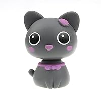 siyaful Lovely Cat Bobblehead Doll Car Ornaments Gray