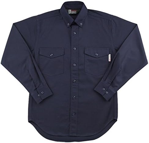 Oil and Gas Safety Supply Men's FR Button Down Shirt