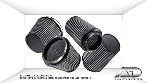 AF Dynamic Red Air Filter Intake Kit 2009-2017 For Ram 1500/2500/3500 HEMI ST SXT SLT 5.7L 5.7 V8 - Thumbnail 4
