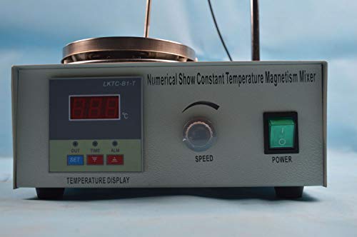 INTBUYING Laboratory Magnetic Stirrer Hotplate Heating Plate 85-2 Digital Hot Plate Mixer 110V - Thumbnail 4