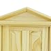 Exterior Solid Wood Door With Steepletop 1/12 Dollhouse Miniature by Generic