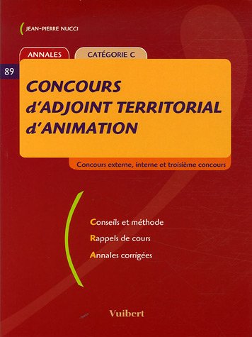 Concours d'adjoint territoral d'animation