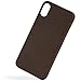 totallee iPhone X Leather Case, Thinnest Genuine Cover for Apple iPhone X - Ultra Thin, Slim & Real Premium Genuine Leather Back (Mocha Brown)