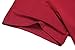 BELAROI Womens Summer Casual T Shirt Dresses Short Sleeve Swing Tunic Dress(1X, Wine Red)