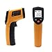 Infrared Thermometer, Temperature Gun, FlatLED Non-Contact Laser Infrared Thermometer (-58°F~716°F/-50°C~380°C) For Household Use Or Industrial Measurements Yellow
