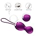 Weyes Multifunctional 7 Frequency Wireless Remote Control Vibrating Egg/Kegel Ball for Women, Purple, 7.2 Ounce