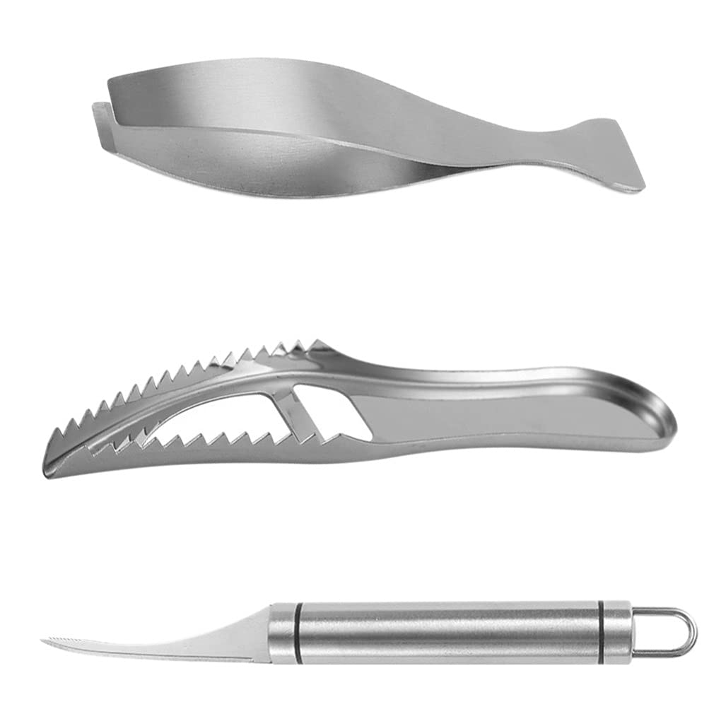 UPKOCH Stainless Steel Fish Scale Scraper Remover Cleaner Kitchen Fish