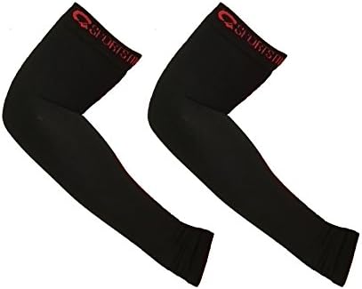 Copper Elbow Compression Sleeve-1 Small PAIR Infused Full Arm Sleeves for Enhanced Circulation &amp; Tendonitis Pain Relief - Increase Performance, Reduces Swelling &amp; Accelerates Recovery