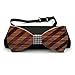 WRISTCHIE Men's Fashion Original Wood Color Pre Tie Wooden Bowtie Creative Present Tuxedo Necktie (Style1)