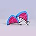 Hicarer 10 Pairs Cat Ear Barrette Cat Hairpins Ear Hair Clip Hair Accessories for Girls Baby Kids, 10 Colors