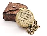 Be Strong And Courageous, Joshua 1:9, Solid Brass