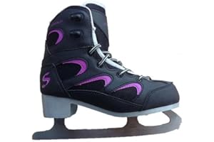SOFTMAX - Insulated Ice Skates for Women with Figure Blades - Soft, Comfortable and Breathable Boots for Ice Skating LS-626