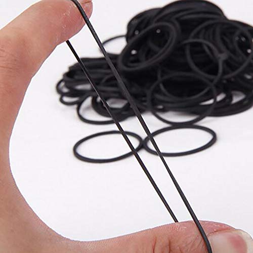 240 Pcs Binder Clips, Paper Clips, Rubber Bands, Paper Clamps Assorted 3 Sizes, Paper Binder Clips Metal Fold Back Clips with Box (Black) - Thumbnail 4