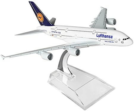 German Lufthansa Airbus 380 16cm Metal Airplane Models Child Birthday Gift Plane Models Home Decoration
