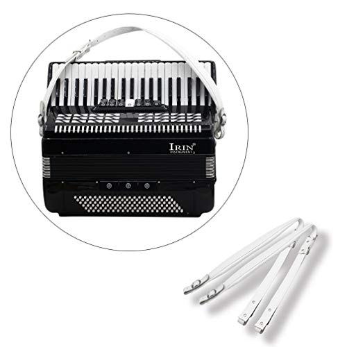 2-Pack Soft Thicken PU Leather Accordion Shoulder Harness Straps Adjustable&Durable Accordion Belt Set for 16-120 Bass Accordions Musical Instrument Accessories - Thumbnail 2