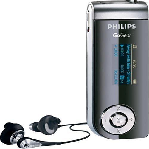 Philips SA178 Solid State 512 MB Rechargeable MP3 Player