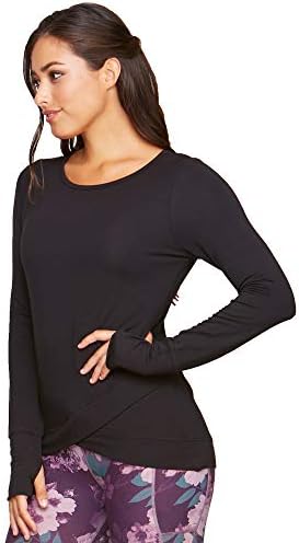 black spandex long sleeve top
