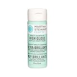 Martha Stewart Crafts Multi-Surface High Gloss Acrylic Craft Paint in Assorted Colors (2-Ounce), 32086 Beach Glass