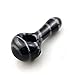 4.5 Inch Striped Big Glasswre with Great Air Flow Protable Thick and Durable Art Glass（Classical Striped Black)