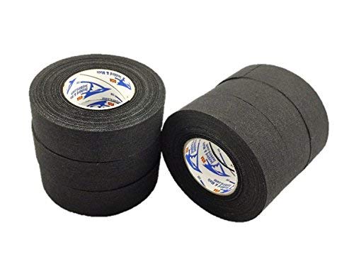 Black Hockey Tape for Hockey Stick - Big Rolls 90 Feet Per Roll (6 Pack)