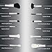 Qivange Makeup Brushes 12 PCS Makeup Brush Set Liquid Foundation Primer Face Blush Makup Kit for Women Girls Gift
