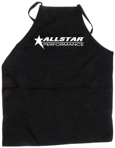 Allstar All99962 Black Cloth Adjustable Strap Apron With Allstar Logo
