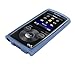 TPU Skin Case Cover with Screen Protector For Sony Walkman NWZ-E383 NWZ-E384 NWZ-E385 - Translucent Blue