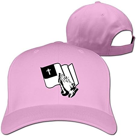 Adjustable Baseball Cap Hats - Praying Hands And The Christian Flag