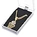 Gold Plated Mini Basketball Rim Pendant 20