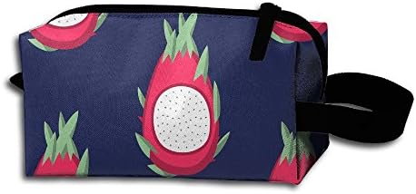 Zbag Pitayas Dragon Fruits Portable Make-Up Zipper Pouch Beauty Cosmetic Bag Carry Case Brush Organizer Toiletry Hanging Storage Bag Sewing Kit Medicine Bag