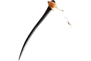 Wooden Hairpin Contemporary Hairstick Chinese Hat Chopsticks Traditional Fishing Cat Hairpin