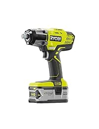 Ryobi P1833 18 V 3 velocidades 1 2 en. llave de impacto Kit